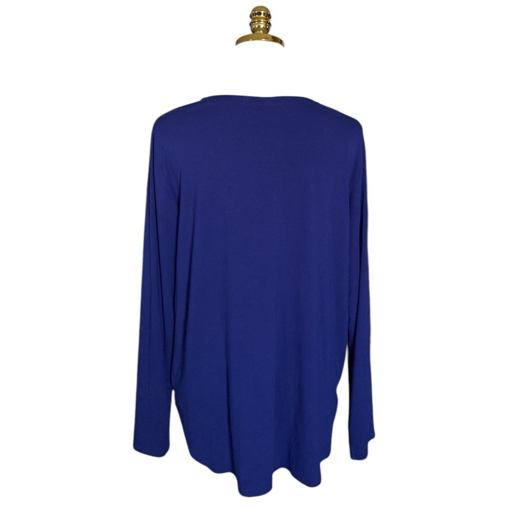 EILEEN FISHER | Women’s Soft Jersey Round Neck Curved Hem Top Size XL - Picture 5 of 7